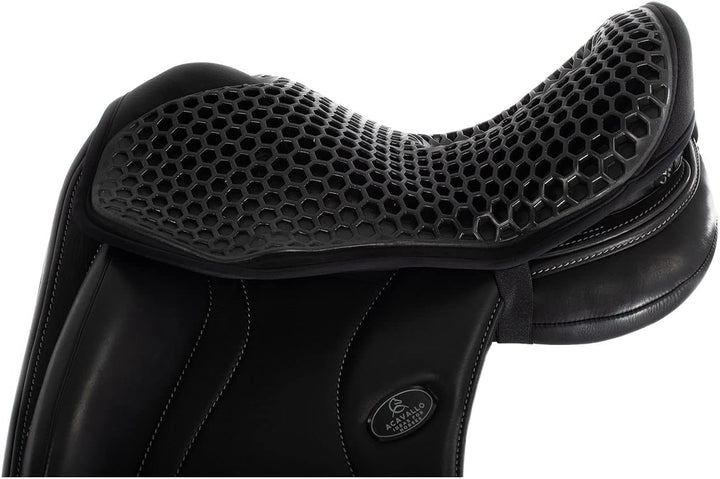 Acavallo Ortho-Coccyx Seat Saver Dressag Sitzkissen mit Aussparung Gel Out Black 20mm L schwarz, L s
