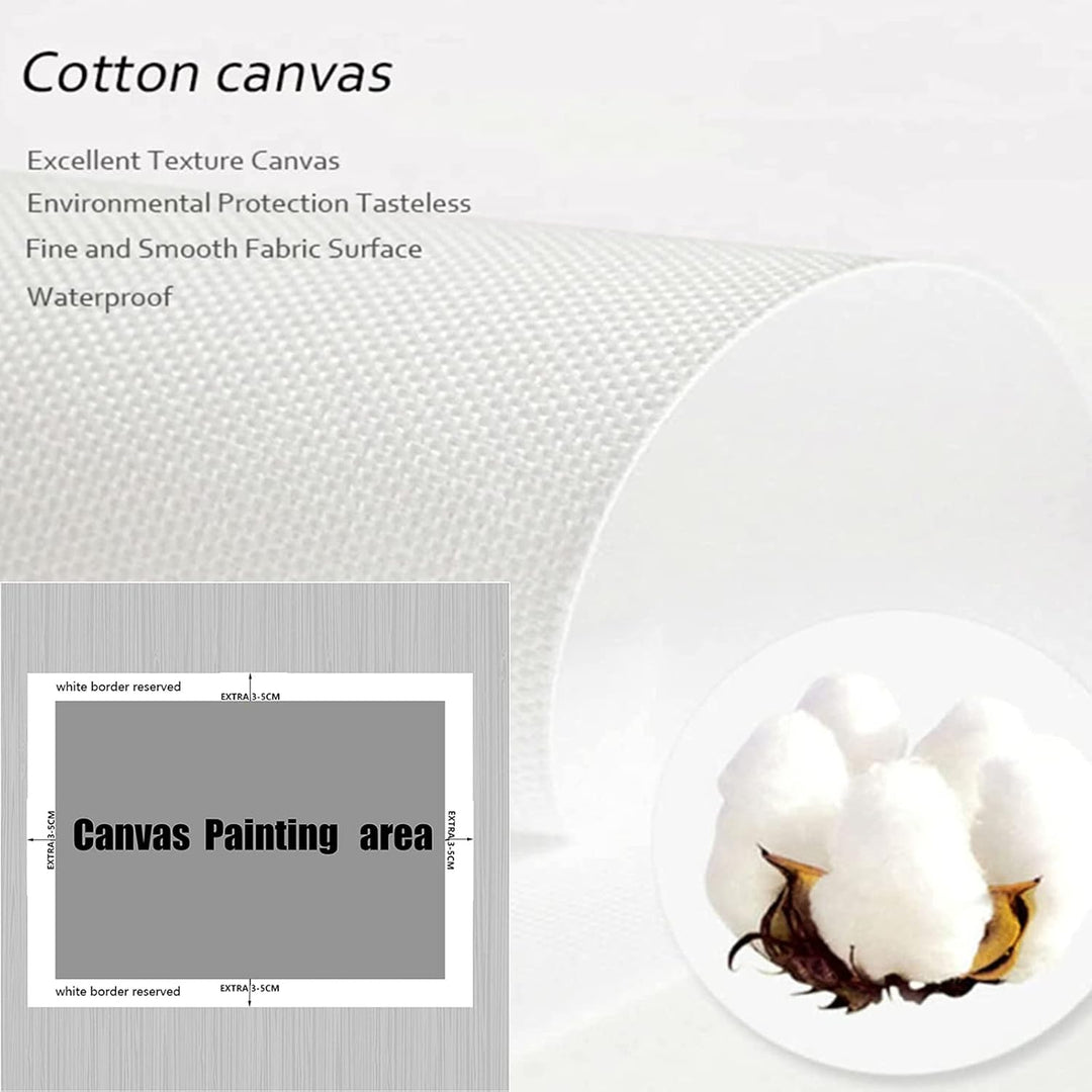 IUNTWEIE Islamische Allah Bilder Dekoration Poster Kunstdruck Bilder Wandkunst Wohnzimmer Schlafzimm