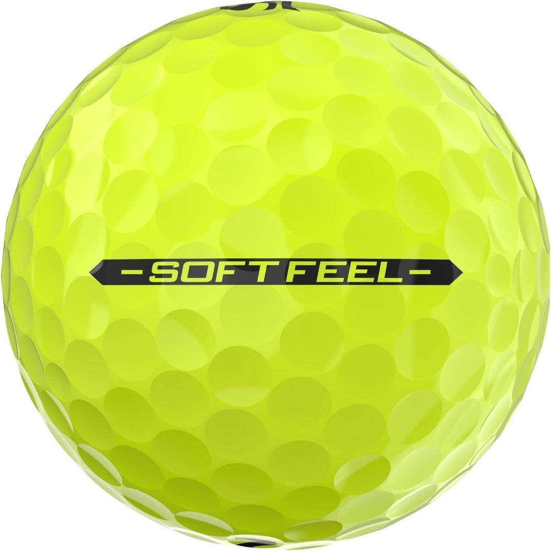 Srixon Soft Feel Golfbälle, Herren, Standard gelb, gelb
