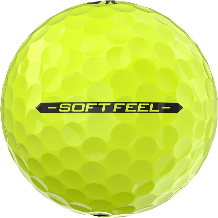 Srixon Soft Feel Golfbälle, Herren, Standard gelb, gelb