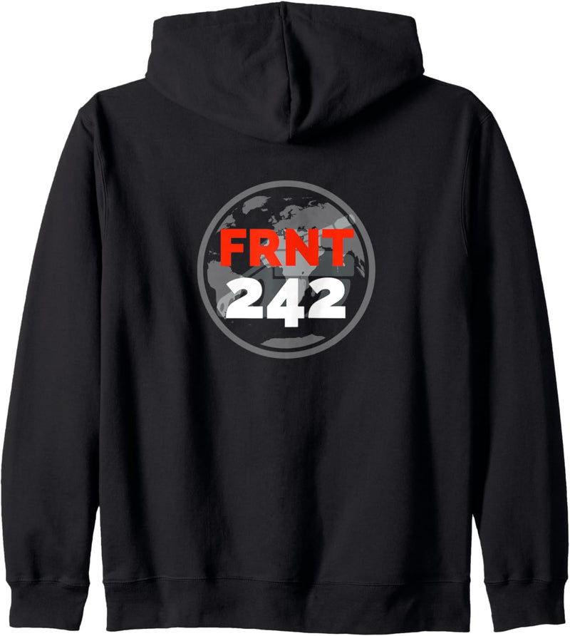 EBM-Front-Jacke - Electronic Body Music - PRO-FRNT-242 Kapuzenjacke