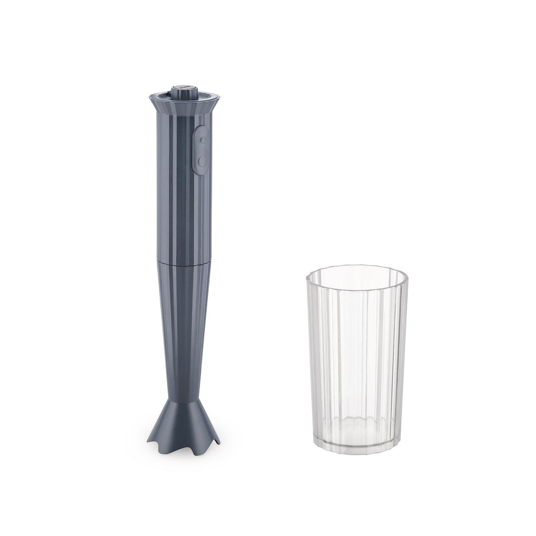 Alessi Plissé MDL10 G - Stabmixer mit Messglas, Thermoplastisches Harz, Europäischer Stecker 500W, G