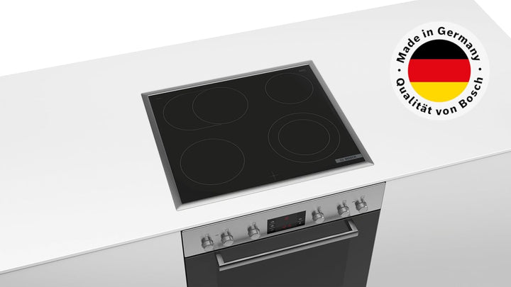 Bosch HND211AR62 Herd-Cerankochfeld-Kombination (herdgesteuert), 59,4 cm breit, 3D-Heissluft - Backe
