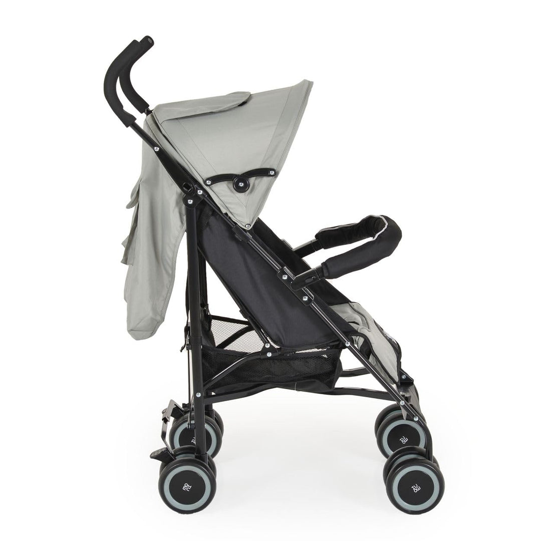 Moni Kinderwagen, Buggy Jerry, Sonnendach, schwenkbare Vorderräder, EVA-Räder schwarz hellgrün, schw