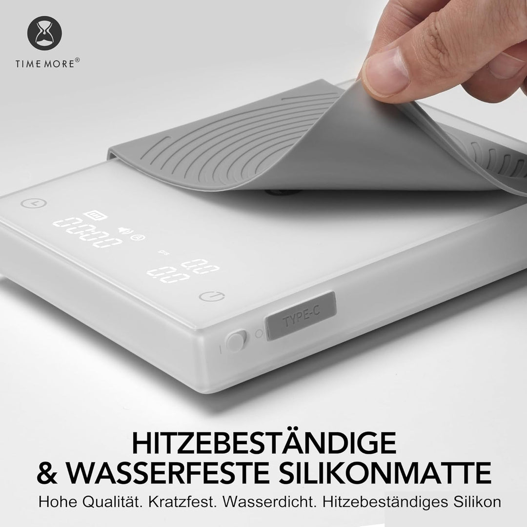 TIMEMORE Digitale Kaffeewaage mit 0,1g präziser Graduierung, Espresso waage mit Timer automatischer