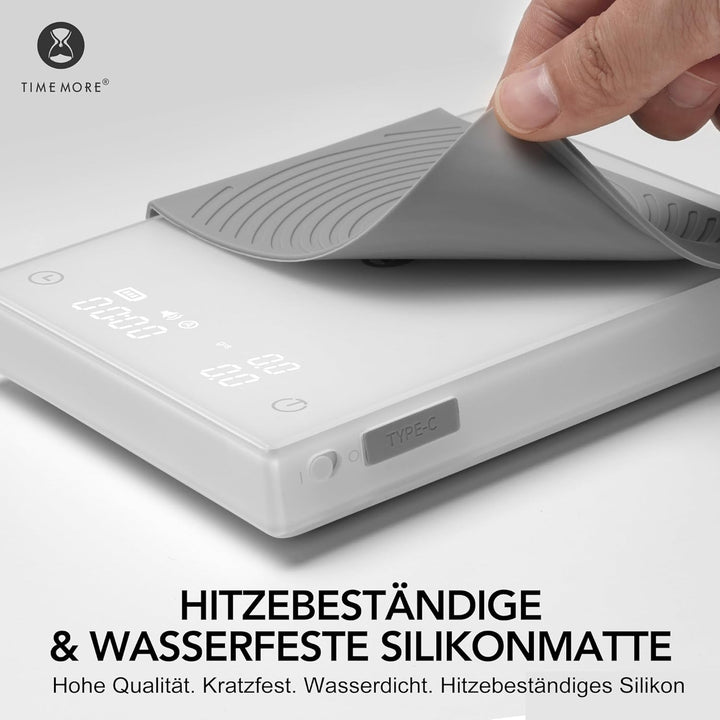 TIMEMORE Digitale Kaffeewaage mit 0,1g präziser Graduierung, Espresso waage mit Timer automatischer