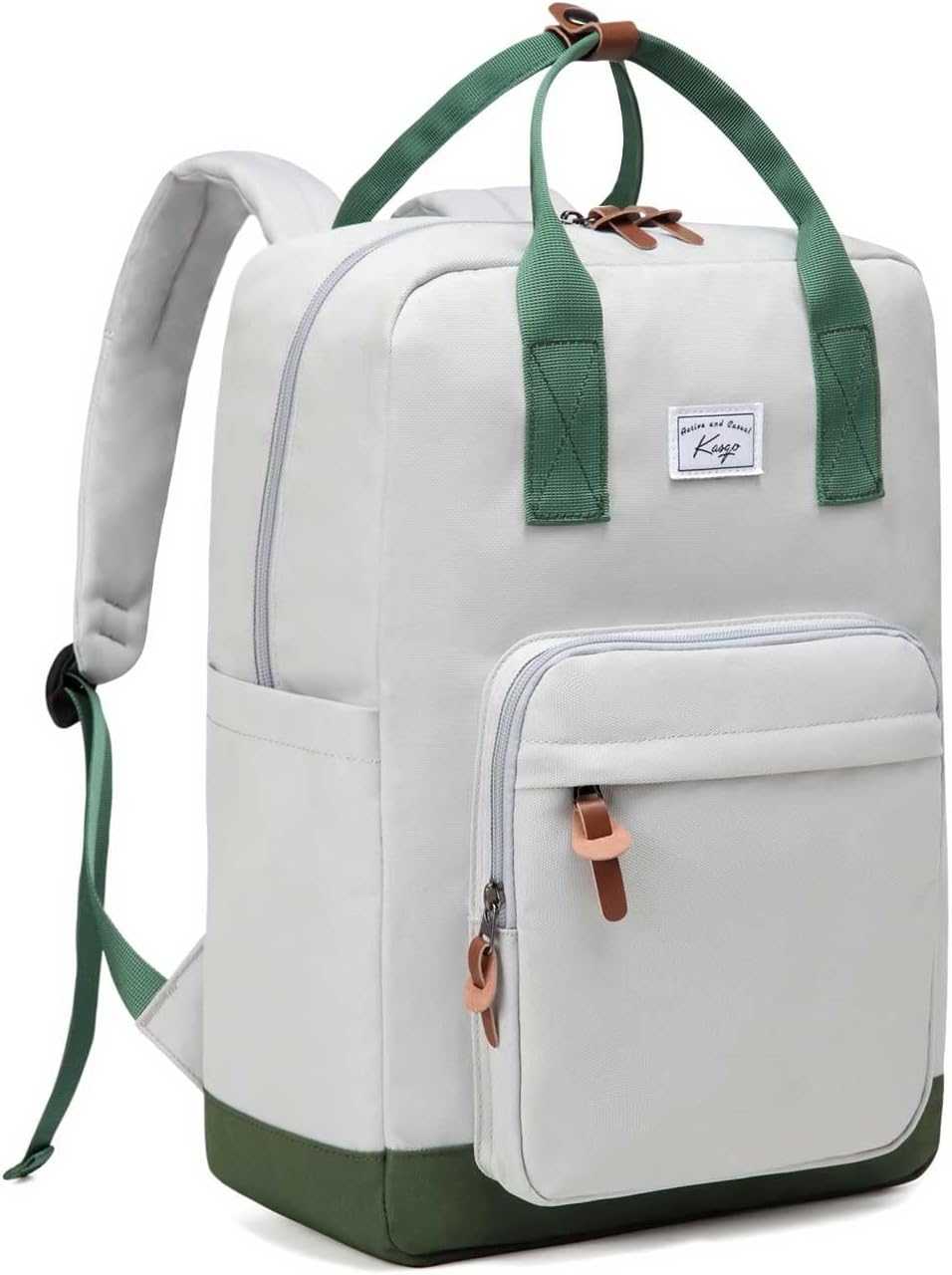 Kasgo Rucksack Herren Damen, Schulrucksack Wasserabweisend Leichte 15,6 Zoll Laptop Schultasche für