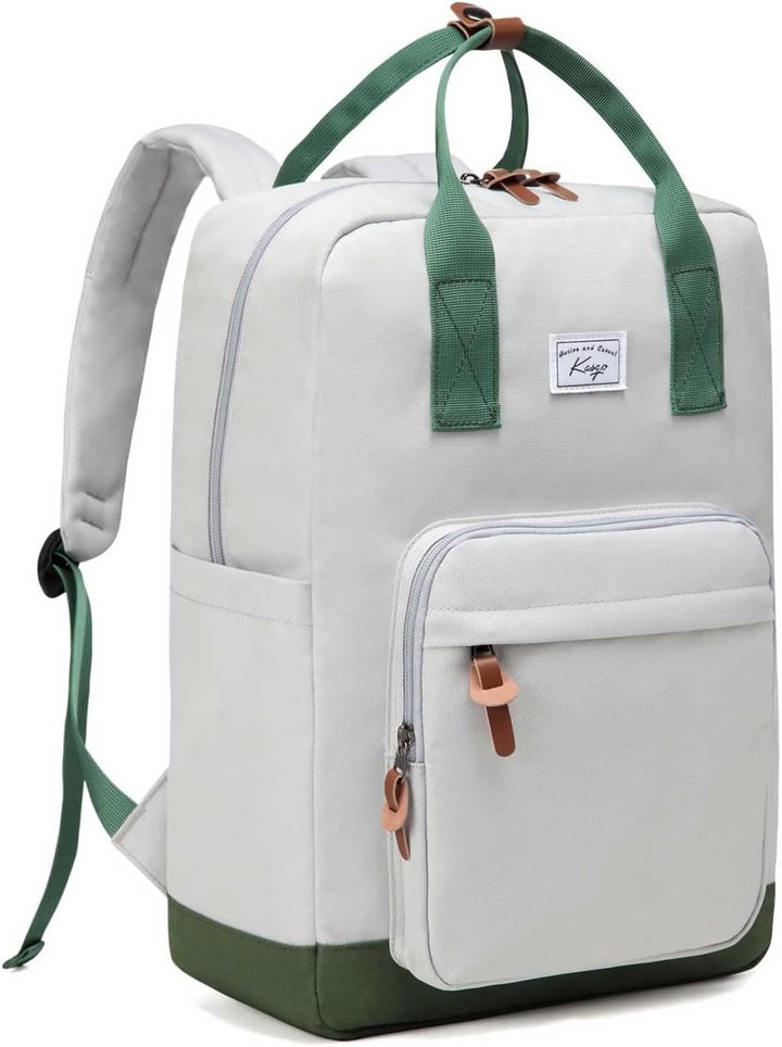 Kasgo Rucksack Herren Damen, Schulrucksack Wasserabweisend Leichte 15,6 Zoll Laptop Schultasche für