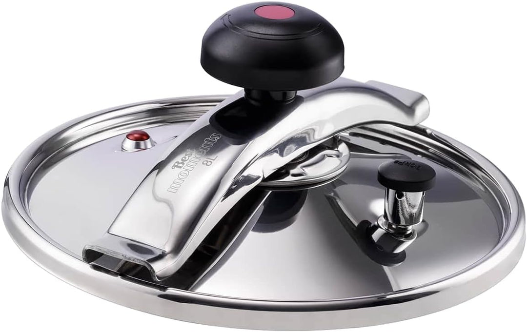 Taurus Classic Moments 8L Schnellkochtopf, Fassungsvermögen 8L, Druckregelventil, Kaltberührung, für