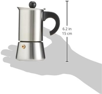 IBILI - Express-Kaffeekocher Indubasic, 2 Tassen, 100 ml, Edelstahl, für Induktionsherde geeignet 2
