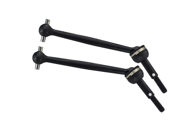 Steel #45 Rear CVD Drive Shaft for 1:10 Tamiya DT03 / TT02B - 1Pr Black