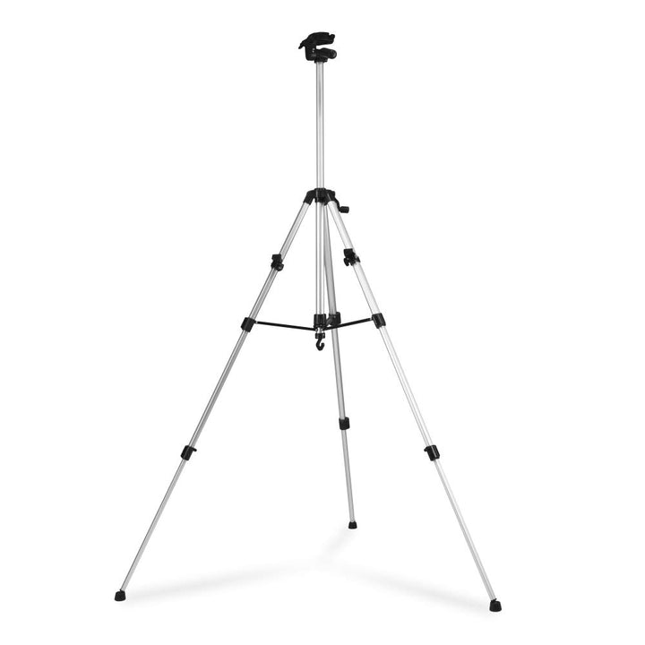 TROTEC Dreibein Universalstativ inkl. Schnellwechselplatte mit einem Standard 1/4" Anschluss