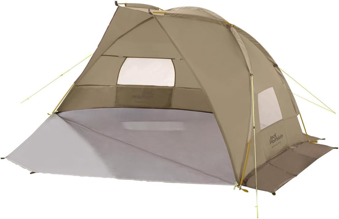 Jack Wolfskin Unisex – Erwachsene Beach Shelter III Strandmuschel, White Pepper, ONE Size Einheitsgr