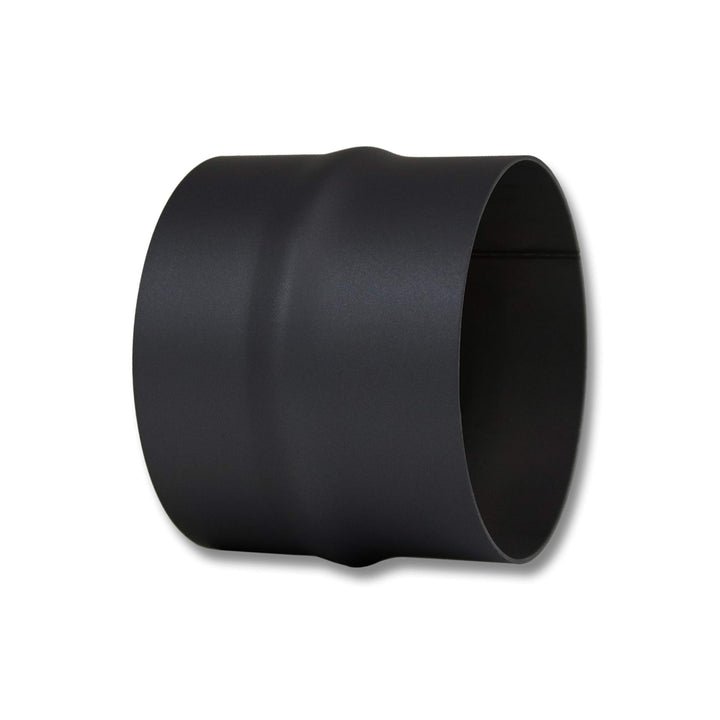 LANZZAS Ofenrohr Erweiterung von 150 mm auf 160 mm, Farbe: schwarz-metallic (im Durchmesser Ø 150 mm