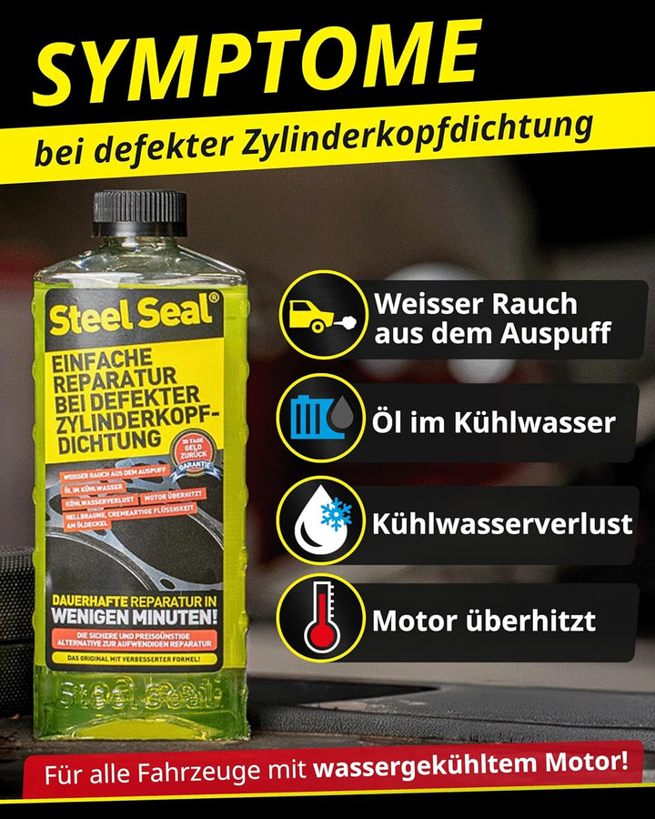 STEEL SEAL - Einfache Reparatur defekter Zylinderkopfdichtungen - Kopfdichtung Dichtmittel mit verbe