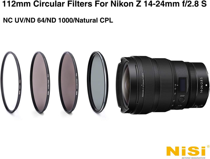 NiSi 112mm Zirkulare NC ND1000 für Nikon Z 14-24mm f2.8 S, NC ND1000
