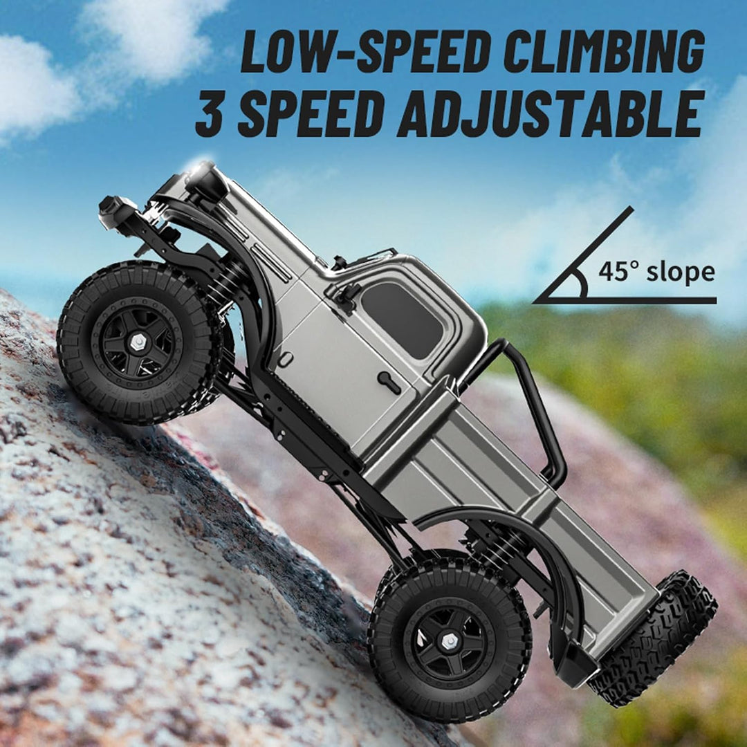 Ferngesteuerter LKW 1:18-4WD All Terrain RC – RC Auto mit 2 Akkus und Geschwindigkeitsregelung – 2,4