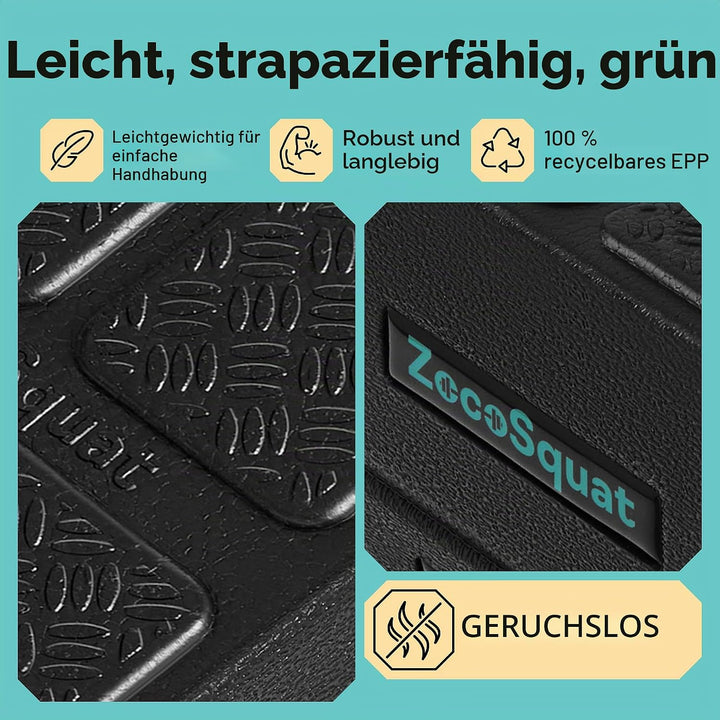 Squat Wedge – Kniebeugen-Keil-Block 235,9 kg Tragkraft – Schrägbrett für Wadendehnung – Wadendehner,