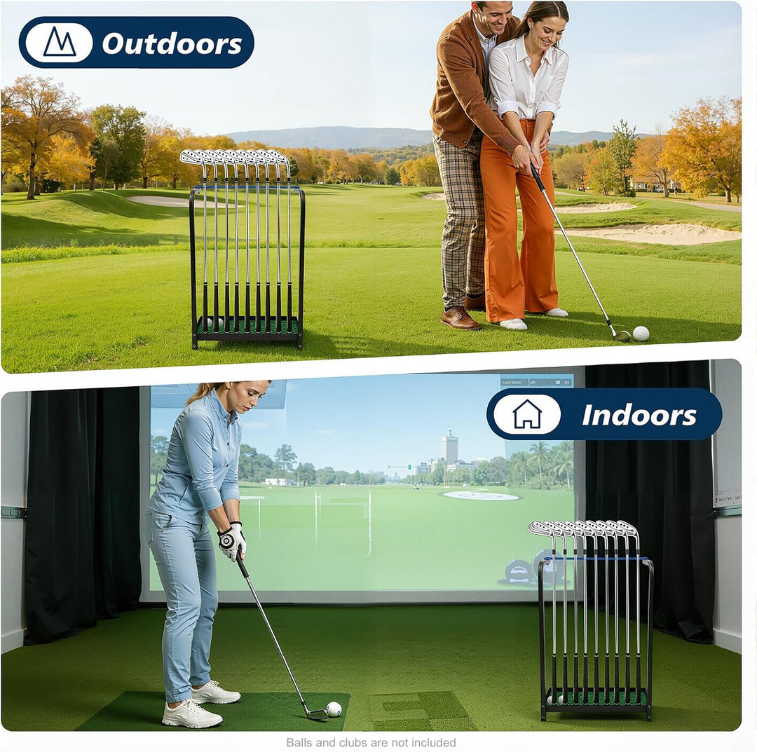 Golfschlägerständer, 9-Loch-Golfschläger-Aufbewahrungsständer, Schläger-Display-Ständer, Aufbewahrun