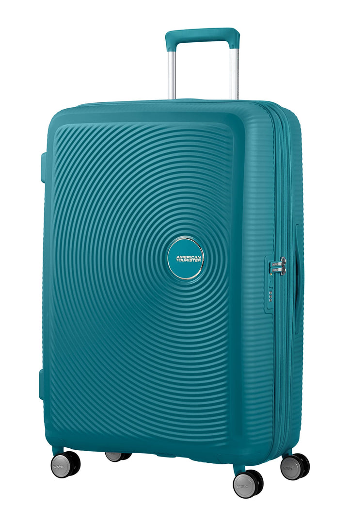 American Tourister Soundbox - Spinner L Erweiterbar Koffer, 77 cm, 97/110 L, Jade Green, Grün (Jade