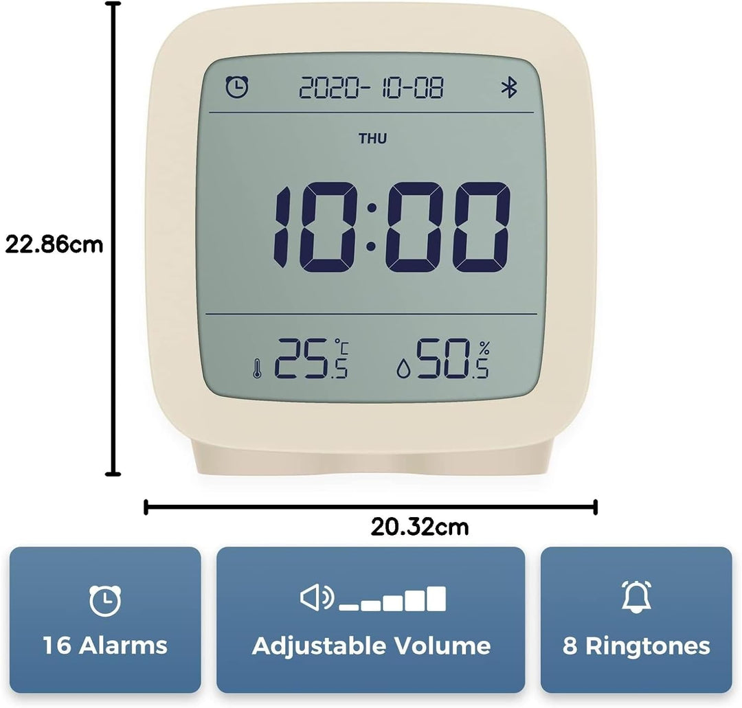 qingping Bluetooth Wecker, Funktioniert mit Mi Home (Alle Einstellungen nach App), Digitaler Smart W