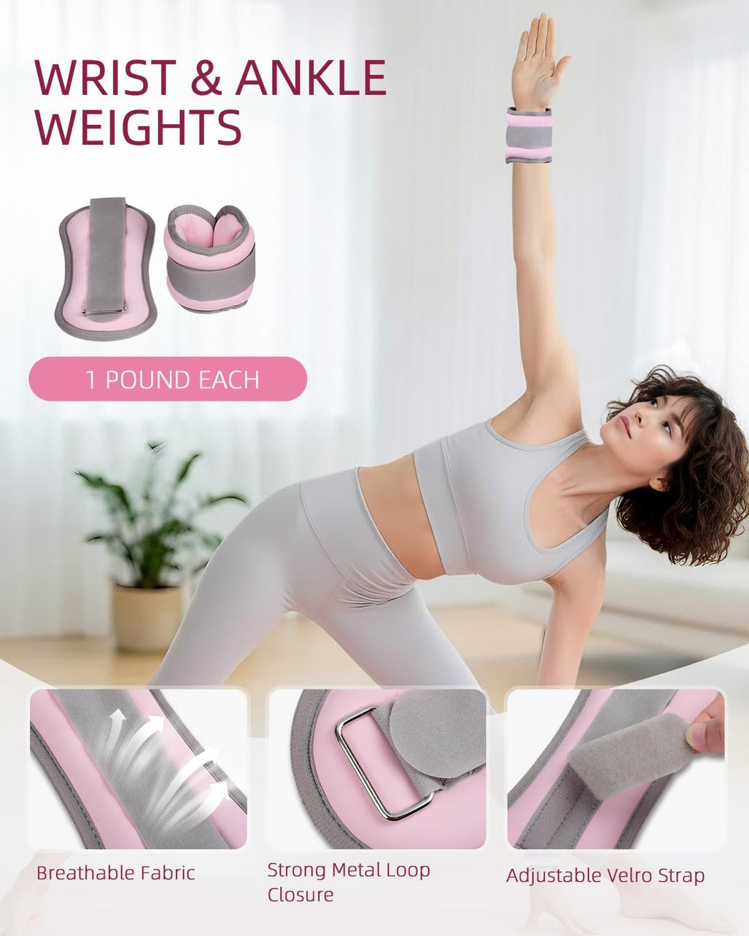 Abahub Pilates Ring Set, 35CM Magic Circle, 25CM Mini Ball,5er Set Fitnessbänder,Stretchbänder,Yoga