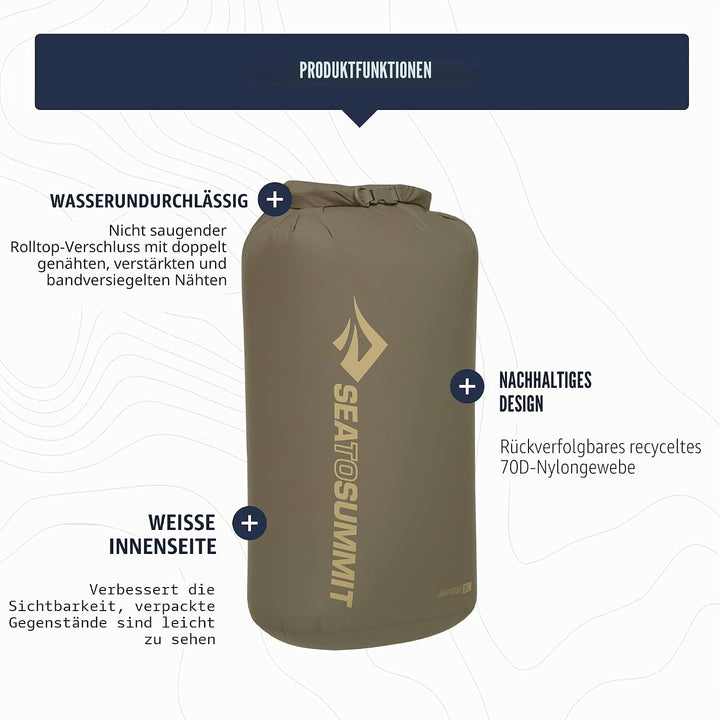 Sea to Summit Lightweight Dry Bag 20L Sulphur Sulphur 20, Sulphur 20