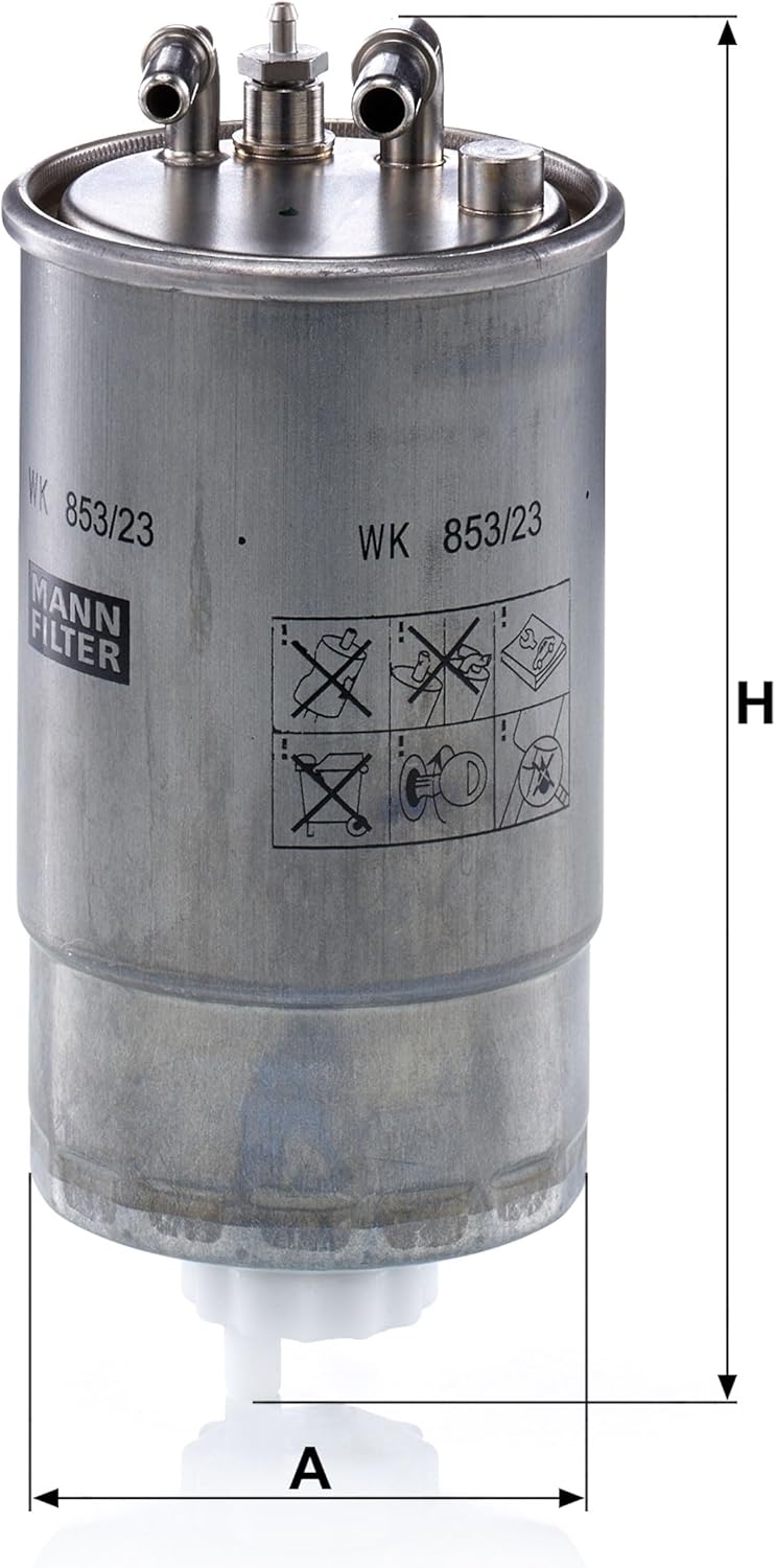 MANN-FILTER WK 853/23 Kraftstofffilter – Für PKW