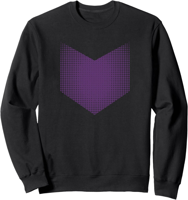 Marvel Hawkeye Series Halftone Purple Arrow Sweatshirt