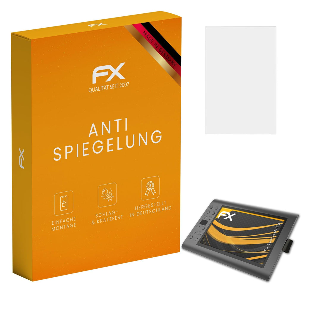 atFoliX Panzerfolie kompatibel mit Gaomon M106K Schutzfolie, entspiegelnde und stossdämpfende FX Fol