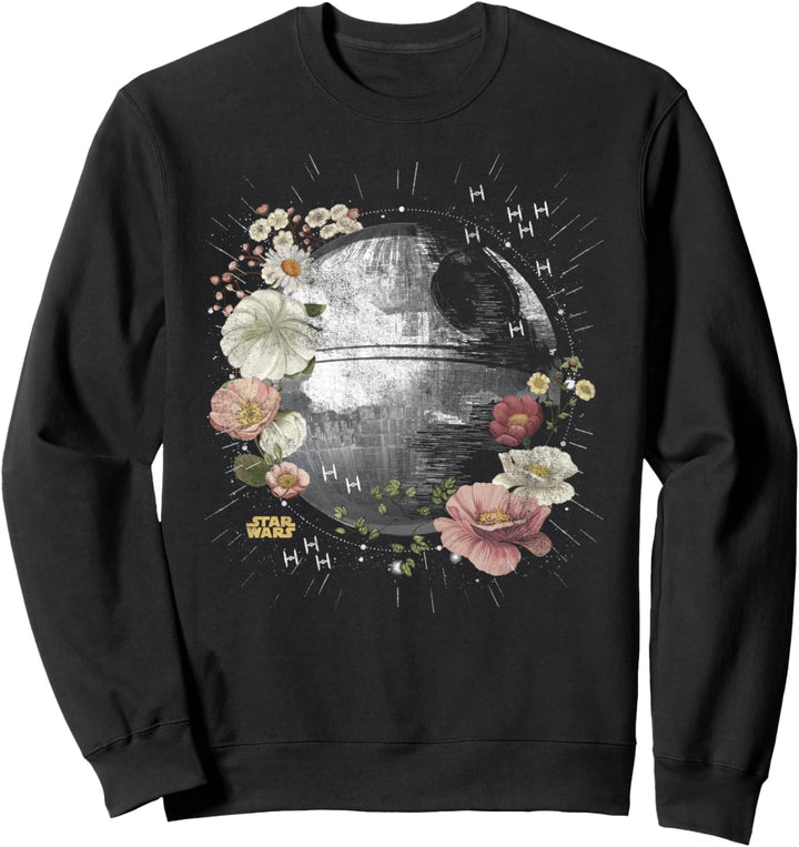 Star Wars Floral Death Star Sweatshirt