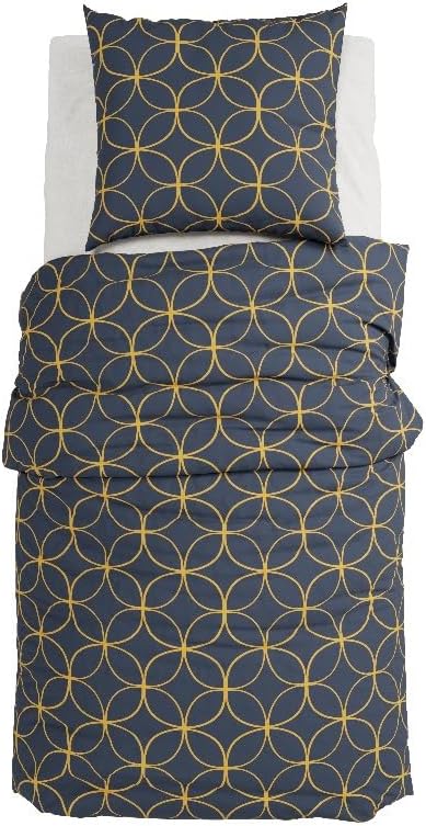 Grund NOCTURA Bettwäsche 140x220cm + 70x90cm dunkelblau