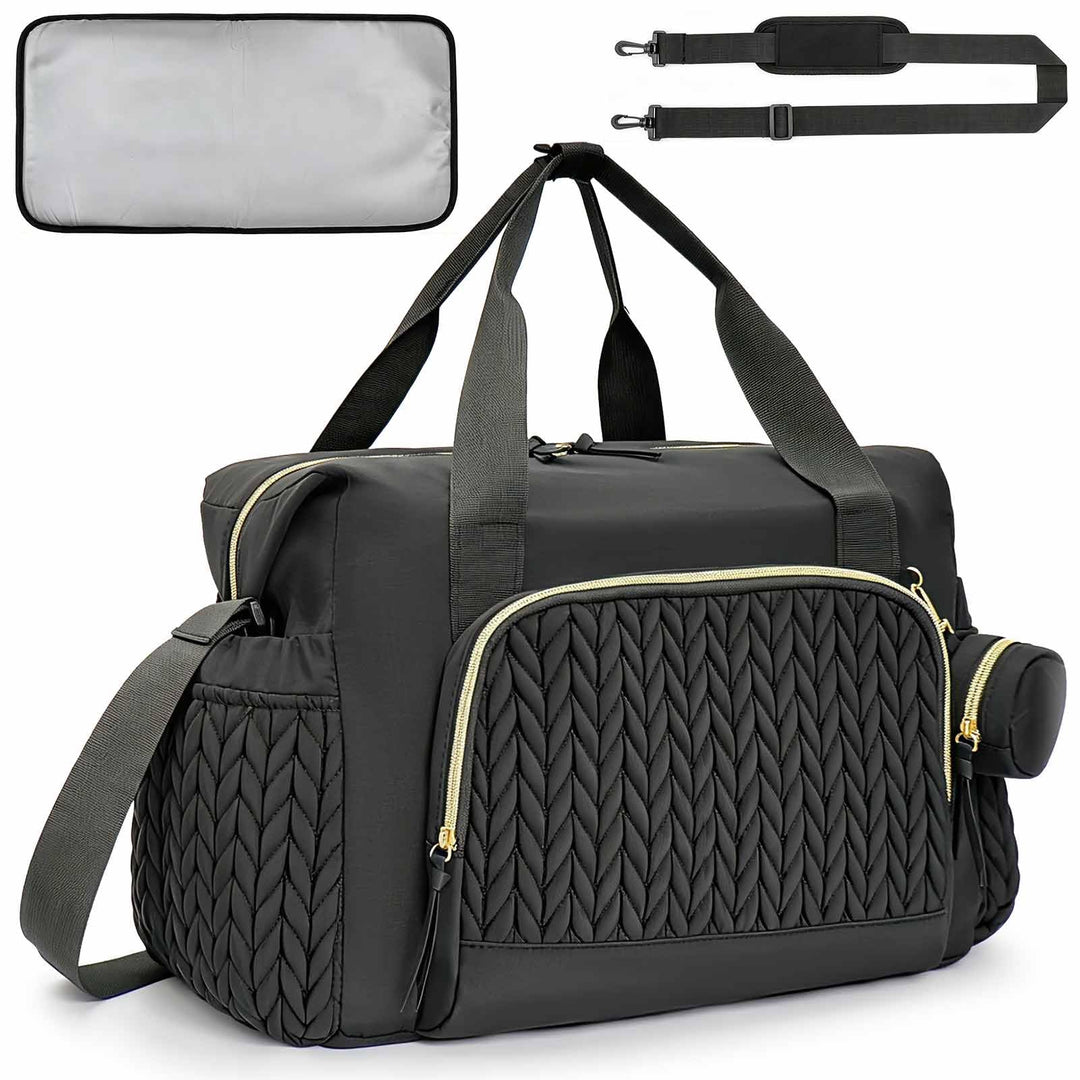 Multifunktionale Wickeltasche für Mütter, grosse Kapazität, Tragetasche mit Schnulleretui, wasserdic