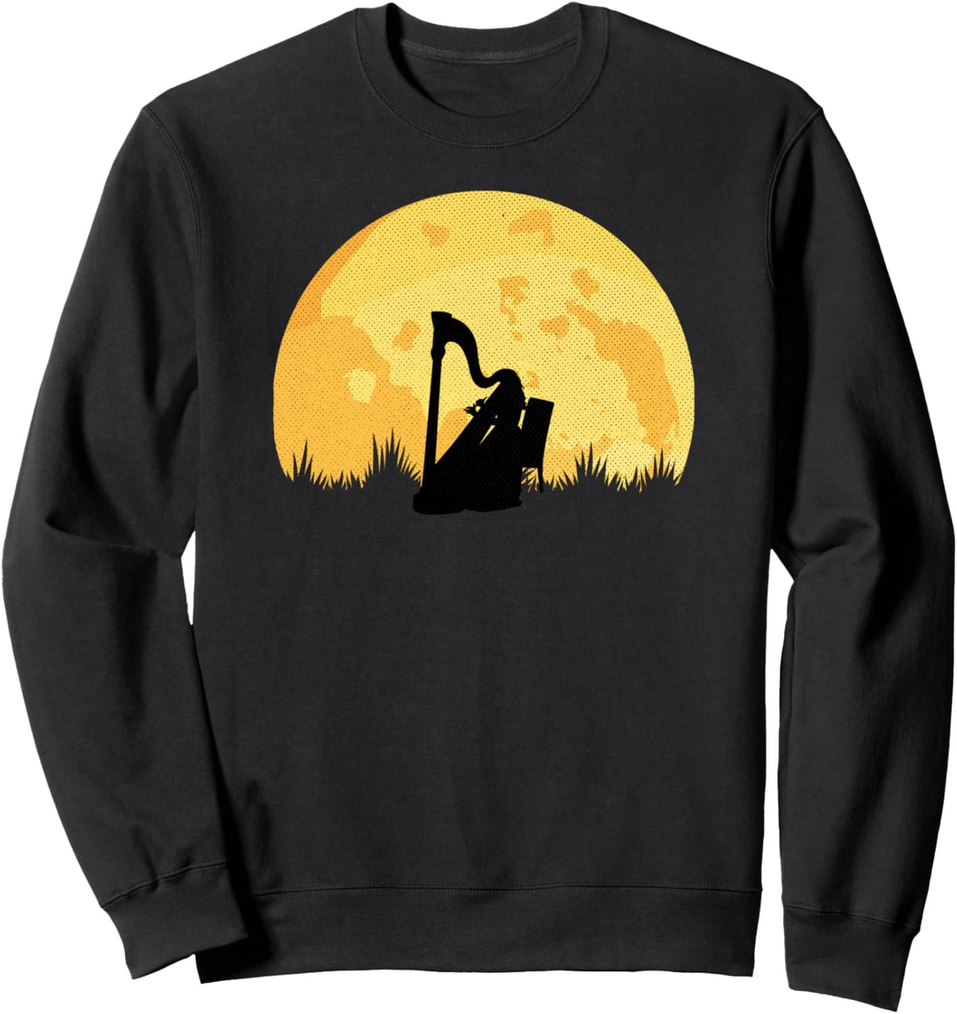 Geschenk für Harfenmusiker Sweatshirt