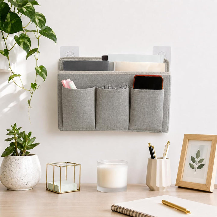 2 Stück Wand Organizer Tasche Hängekörbe Mit Grosser Mesh Abteilung Und 3 Taschen Tür Organizer Plat