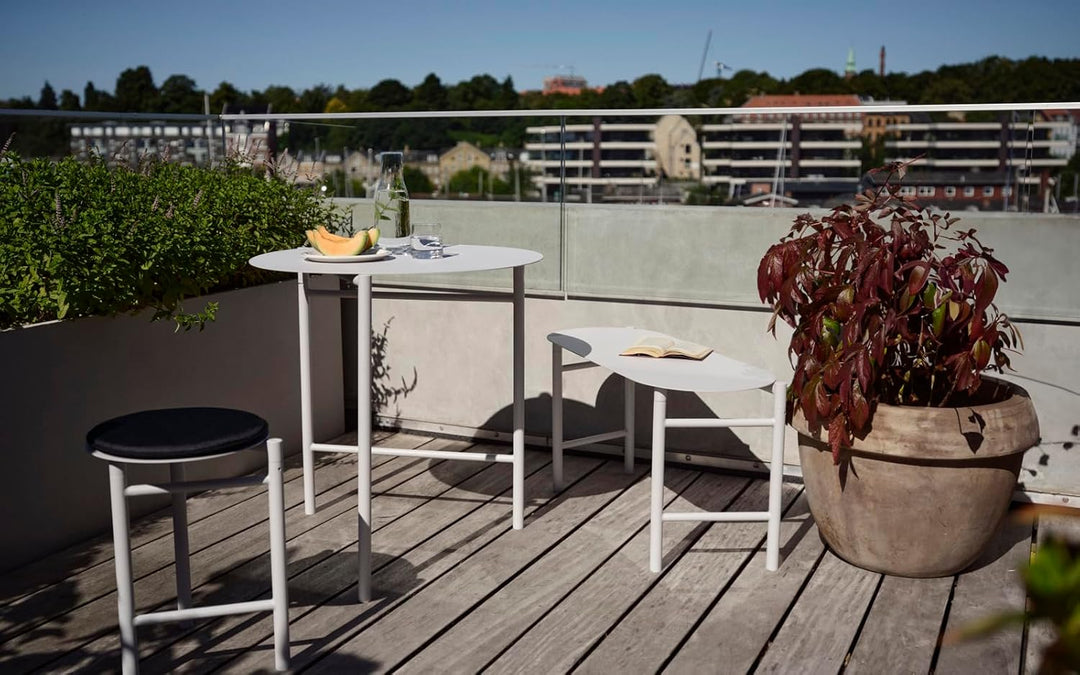 Zone Denmark Disc Stool, Hocker aus Stahl, Kleiner Schemel/Trittschemel für Kinder und Erwachsene, T