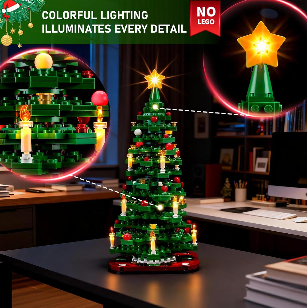 BRIKSMAX 40573 Led Licht für Lego Weihnachtsbaum - Compatible with Lego Bausteinen Modell - Ohne Leg