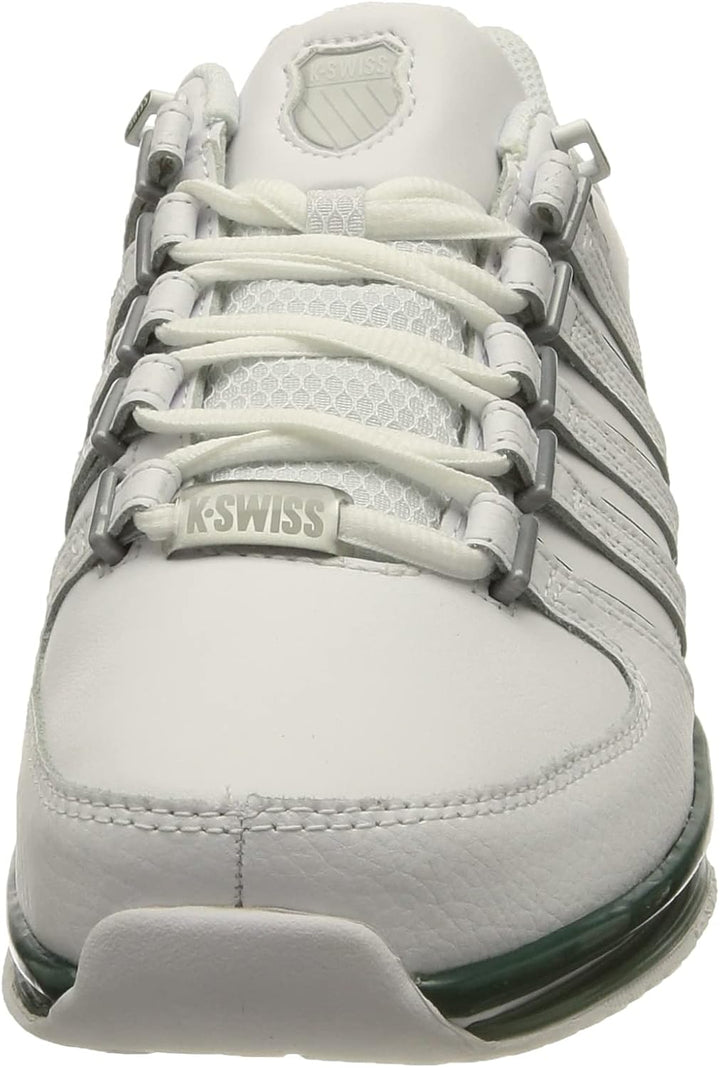 K-Swiss Herren Rinzler Sneaker 43 EU White Posy Green, 43 EU White Posy Green