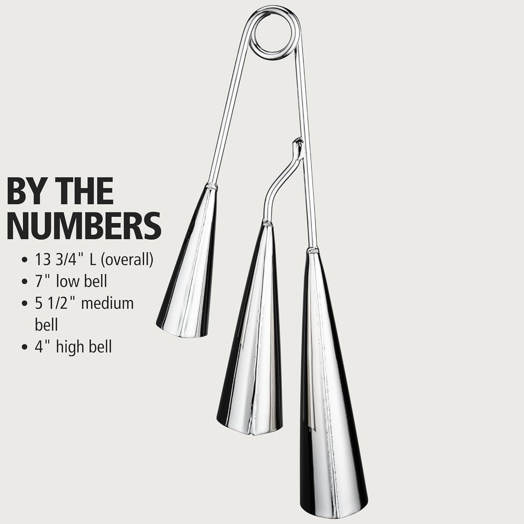 Meinl Percussion STBAGTRI-CH Triple A-Go-Go Bell (Medium), chrom