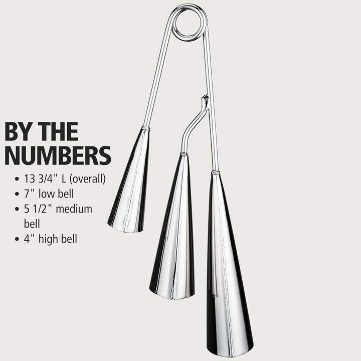 Meinl Percussion STBAGTRI-CH Triple A-Go-Go Bell (Medium), chrom