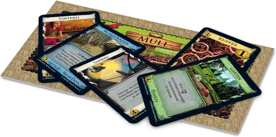 Rio Grande Games 22501413 - Dominion Basisspiel - zweite Edition; Neuauflage des Spiel des Jahres 20