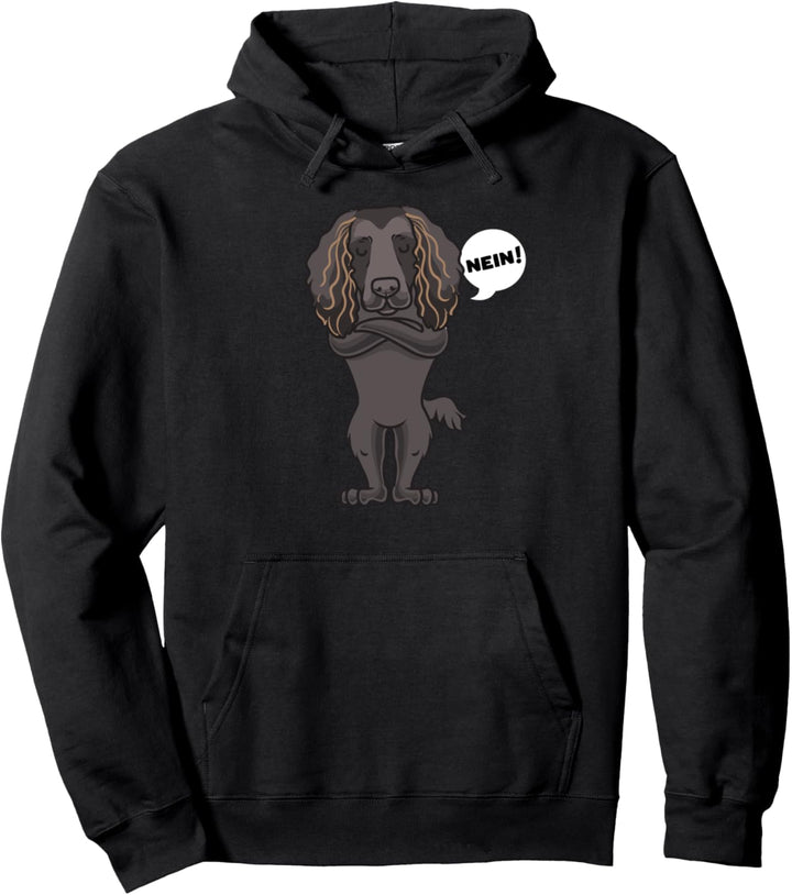 Sturer deutscher Wachtelhund Hund lustig Hundefan Pullover Hoodie