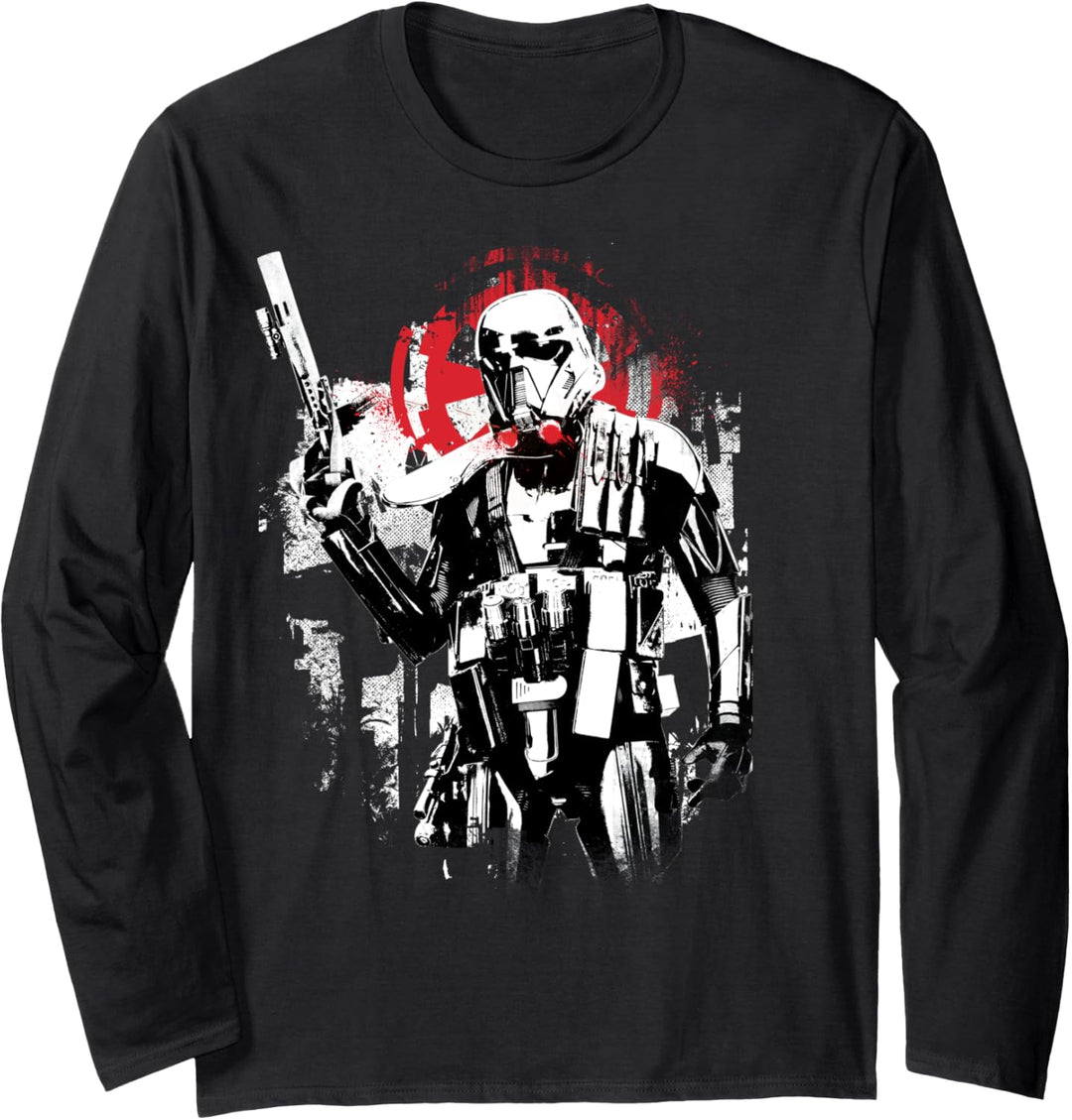 Star Wars Rogue One Death Trooper Grunge Langarmshirt