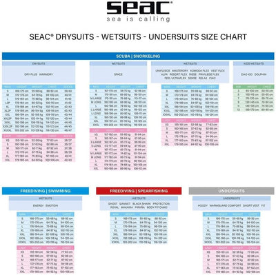 Seac Kinder Dolphin Auchanzug Shorty 1,5 mm Neopren und Lycra geeignet für Schwimmen, Schnorcheln un