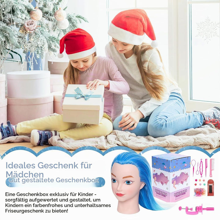 NEVERLAND Professionelle Frisur 20 inch 100% Synthetisches Haar Training Kopf Ein menschliches Model
