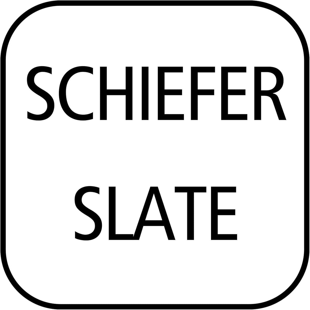 APS 3-stufige Etagere, Schieferplatten, Ø 30 cm, Ø 25 cm, Ø 20 cm, H:34 cm, Akazienholz Etagere 3 st