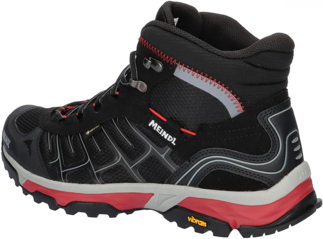 Meindl Finale Mid GTX Men Schwarz Rot 45.5 EU, Schwarz Rot 45.5 EU