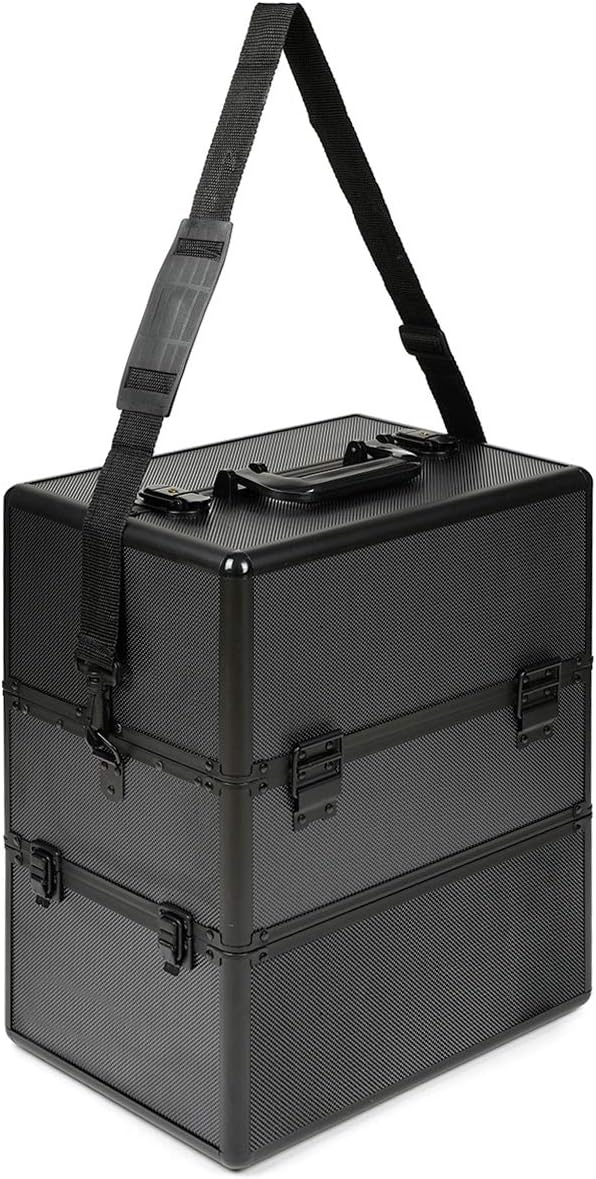 SEVICO Kosmetikkoffer Schminkkoffer Make-up Aufbewahrung Organizer für die Reise für Friseure und Vi