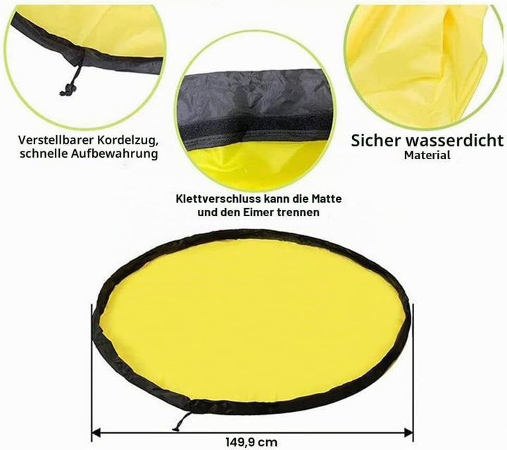Spielzeug Aufbewahrung Tasche, 2 In 1 Spielzeugkorb Spielzeug Sack, Kinder Aufbewahrungsbeutel, Spie