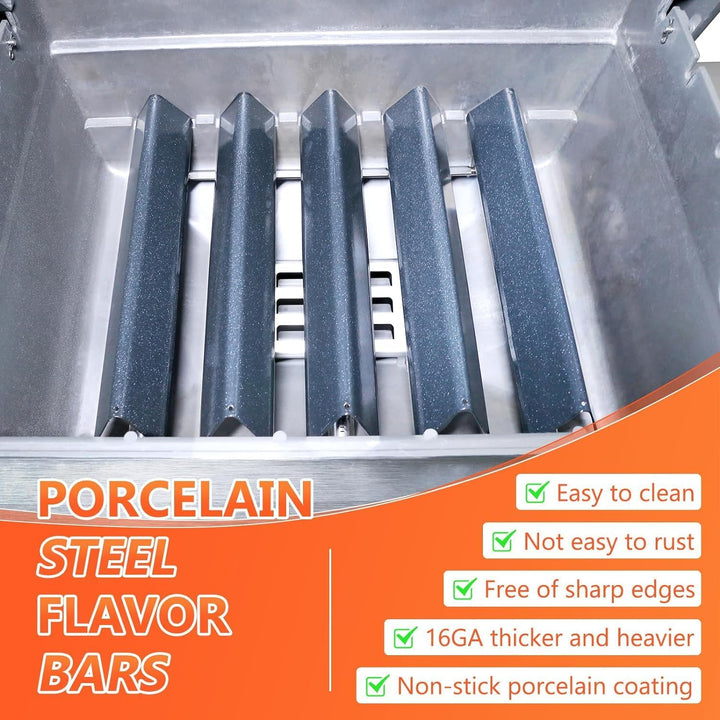 Denmay 38,9cm Flavorizer Bar 7636 ersatzteile für Weber Spirit I II E/S-310 320 330 (mit vorderen Br